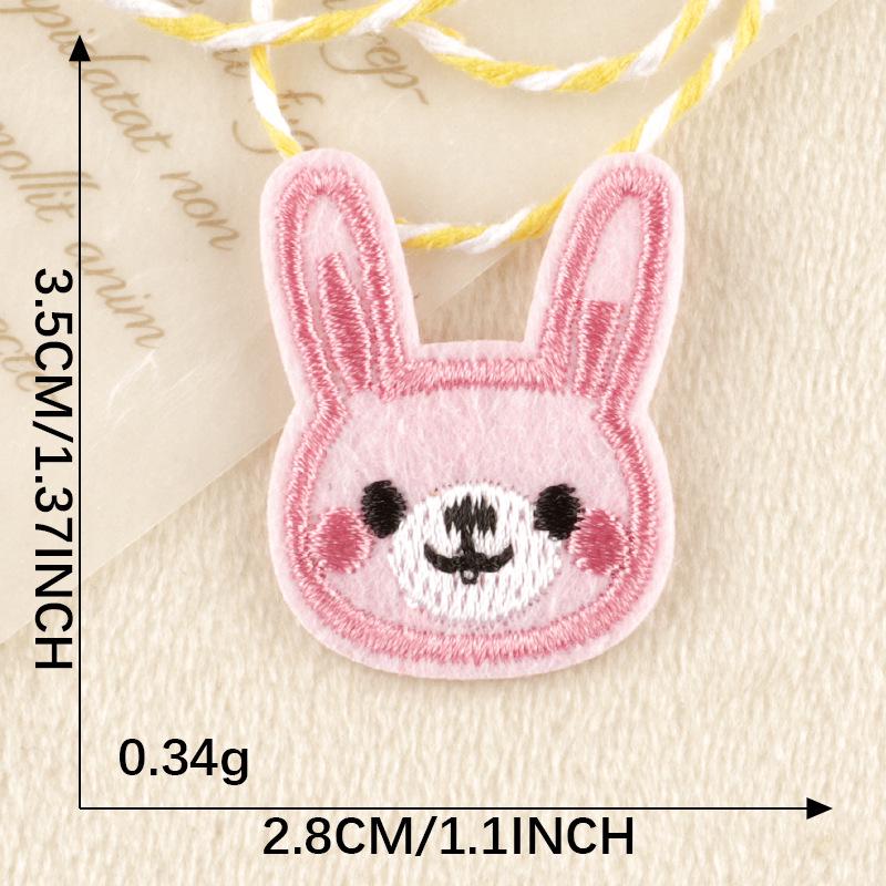 Kreslené zvířecí a ovocné vyšívané nášivky pro DIY oděvní doplňky