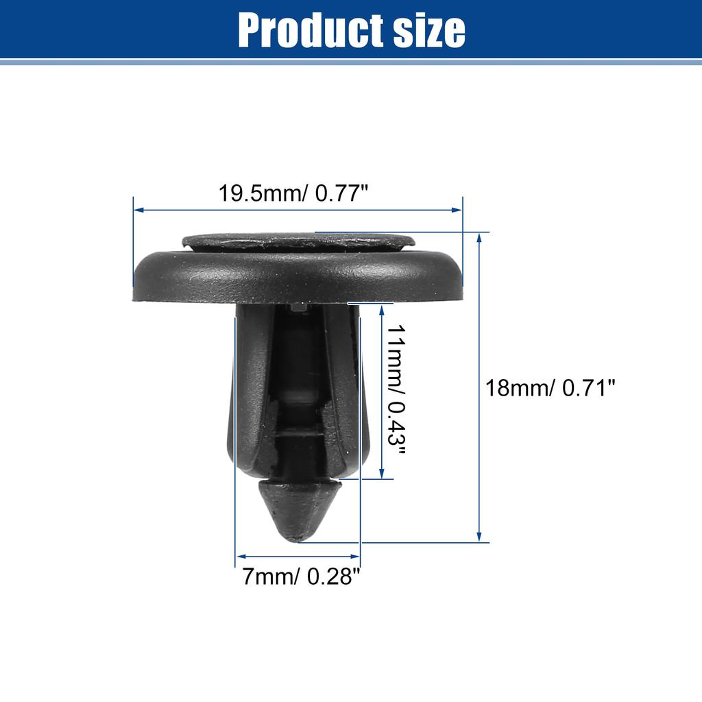 ACROPIX Car Front Fender Retainer Clip Push Type Rivet for Toyota Camry 2002-2014 No.9046707201-30
