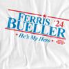 Ferris Bueller´s Day Off Unisex Adult 2024 President T-Shirt