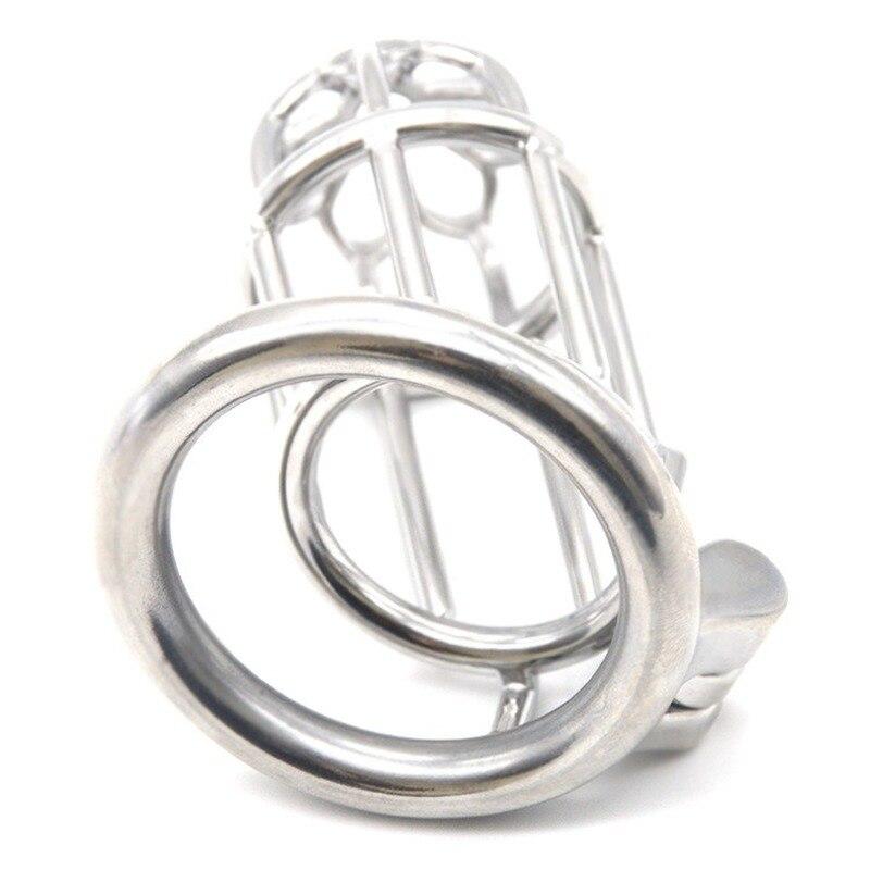 Penis Cage  Sex Toys for Men Stainless Steel Cock Rings BDSM  Slave Ball Stretcher Urethral Chastity Scrotum Cuckold