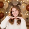 Dog Ears Headband Costume Accessory for Cosplay and Party Wear