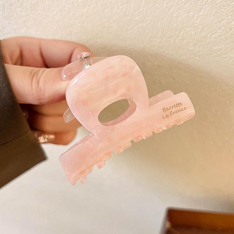 Vintage Acetate Print Small Hair Claw For Women Girl Sweet Hair Ornament High Grade Hair Accessories Claw Clip Hair Clip Hairpin