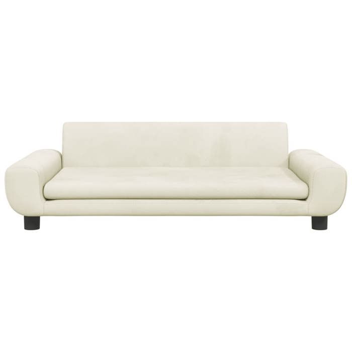 VidaXL Children's Sofa Cream 100x54x33 Cm Velvet, Mini Sofa, Mini Sofa Chair, Mini Sofa for Children, Sofa of 3196385