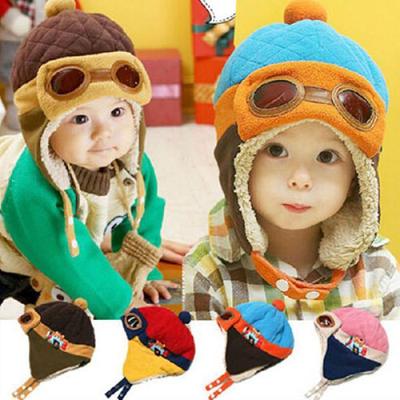Neu Winter Baby Earflap Kleinkind Mädchen Junge Kinder Pilot Aviator Warme Weiche