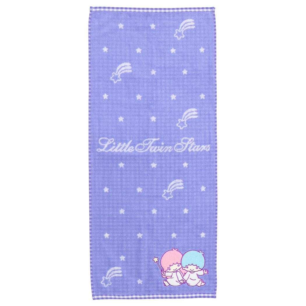 Marushin Face Sanrio Little Twin Милый Органический Антибактериальный и 3725020200 Полотенце, Звезды, KikiLala, Хлопок, Дезодорирующее,