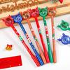 36Pcs Cartoon Christmas Elk Glitter Pens 0.5mm Black Ink Gel Pens Writing Stationery Suitable School Use,Fun Party Birthday Gifts,Back To School