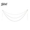 Classy Indoor Decorative Garlands Christmas Faux Pearl Garland, Multi-Strand Beaded Swag Hanging Banner, Chain Crystal Bead Strands for Holiday Mantel