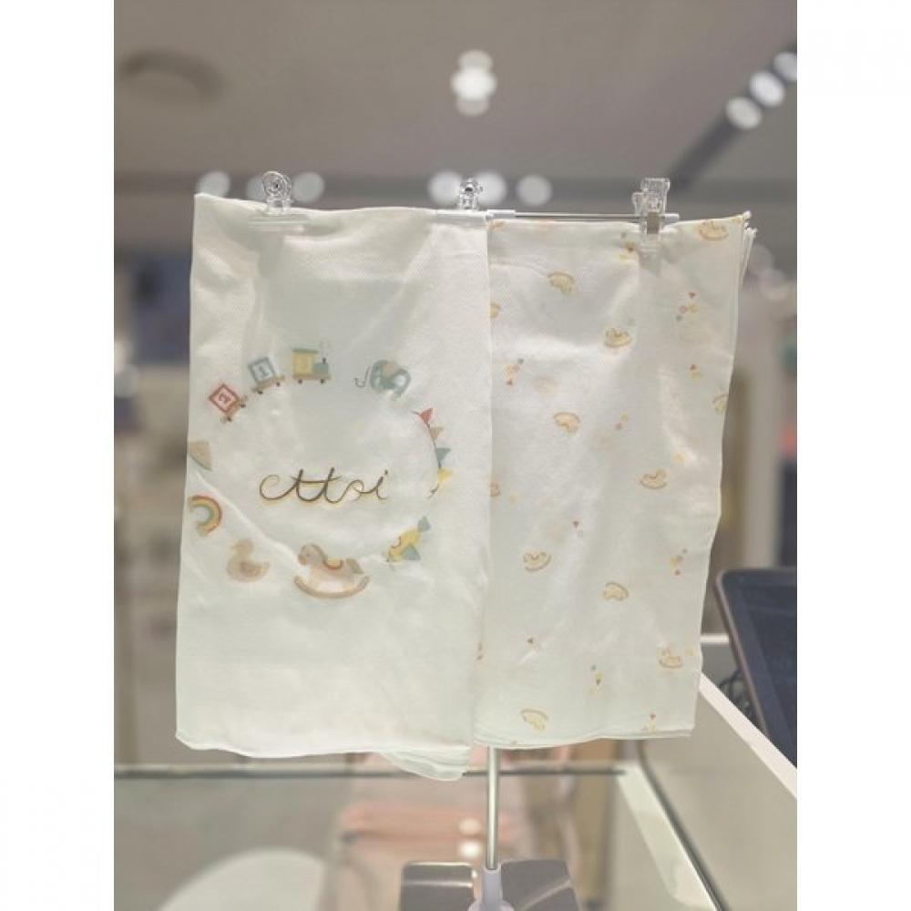 Ettoi Momo Baby Gown X Handkerchief Set  07s117101s8 