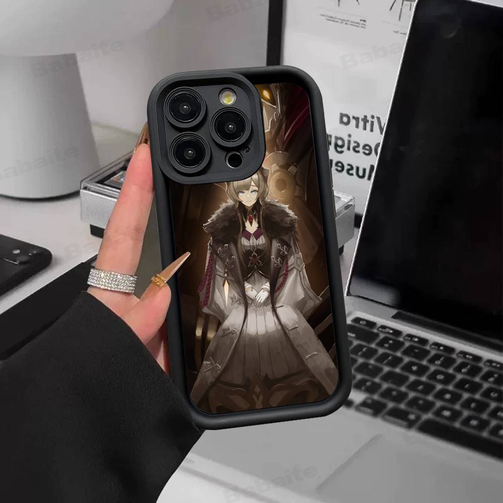 Game Genshin Impact Sandrone For iPhone 17 16 15 14 13 12 11 Pro Max Plus Phone Case Covers