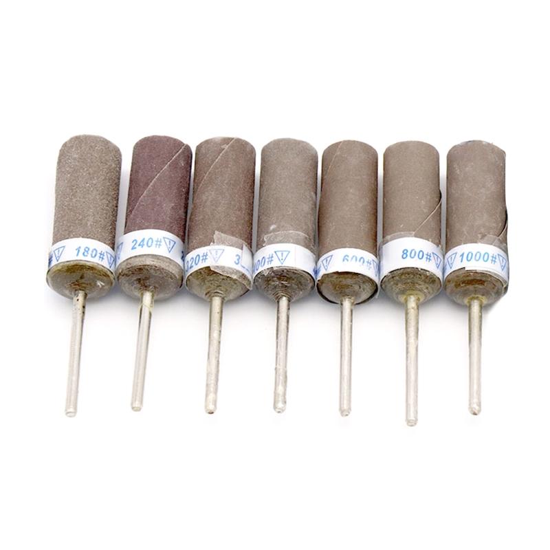 

35x 2.35mm Sandpaper Buffing Rod Sandpaper Rotary Cutter Cylinder Polishing Bits Grit 180 to 1000 for Jewelry Polishing 1