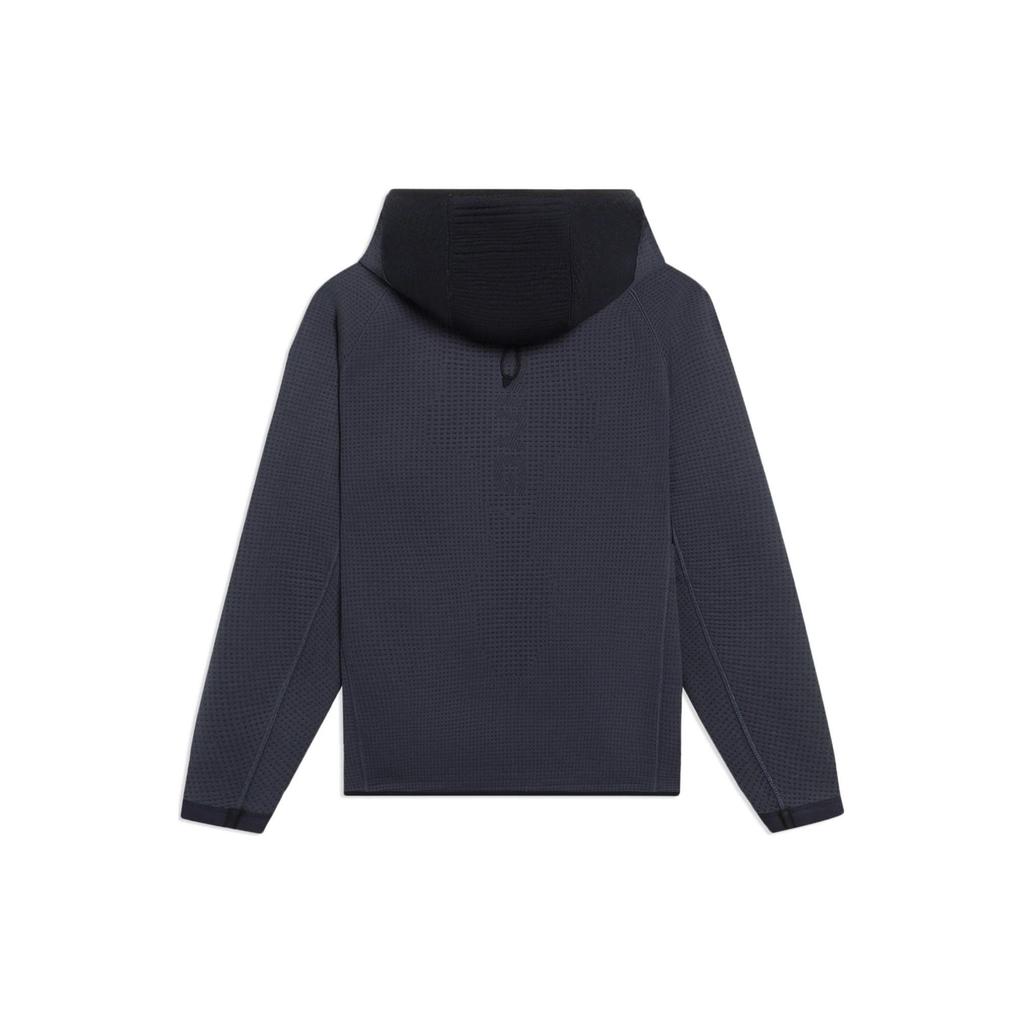 Li-Ning Sports Basketball Series Solid Color Zip-Up Hooded Long Sleeve Jacket Men Jacket AWDSC13-1