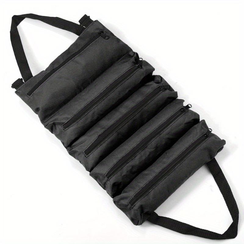 Tool bag, roll up, heavy duty tool organizer for men and women, portable tool organizer mini portable bag for electricians and mechanics.