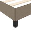 Vidaxl Bed Frame Without Mattress, Taupe, 140X190 Cm, Upholstered