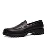 Men Leather Shoes Slip-On Fashion Casual Leather Soft Man Shoes Thick Bottom Flat Classic Design Big Size 38-47