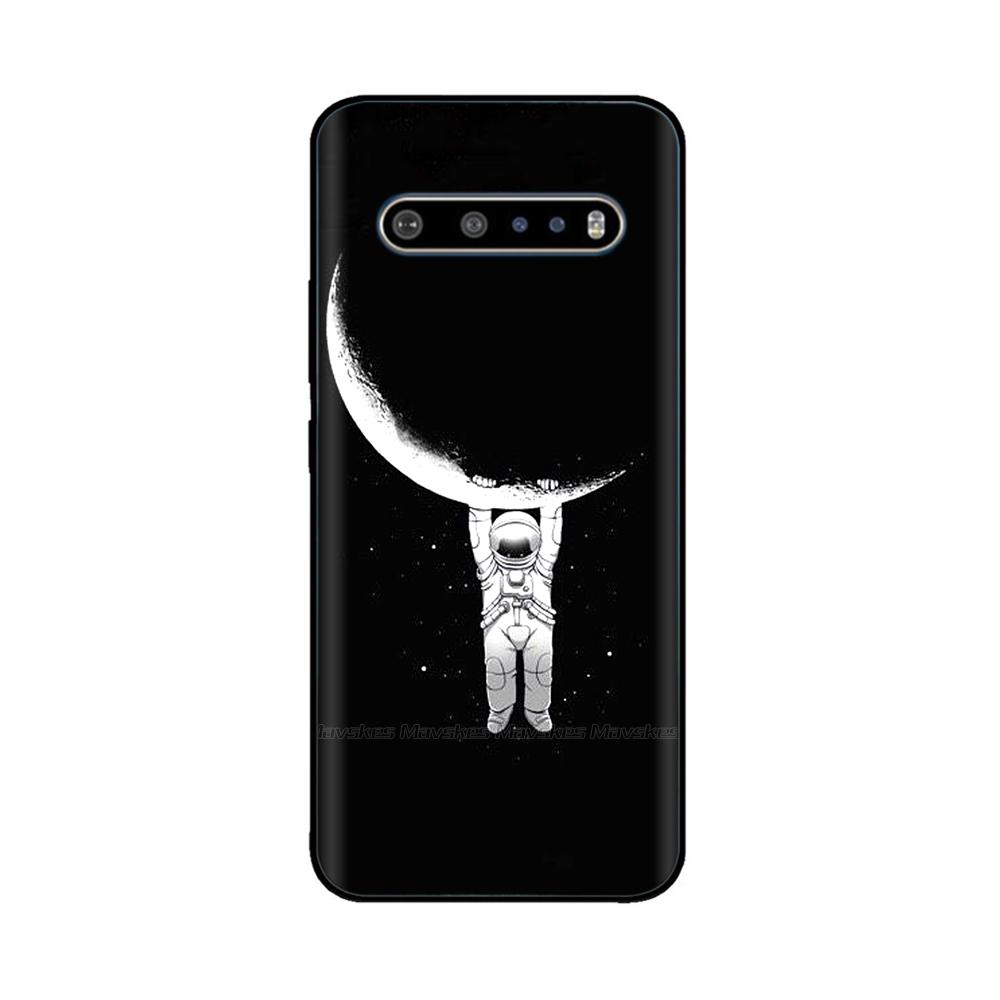 Für LG V60 ThinQ Hülle 6,8" Weiches Silikon TPU Handyhülle Funda Für LG V60 ThinQ 5G V 60 Rückseite lgV60 ThinQ coque Bumper Schale