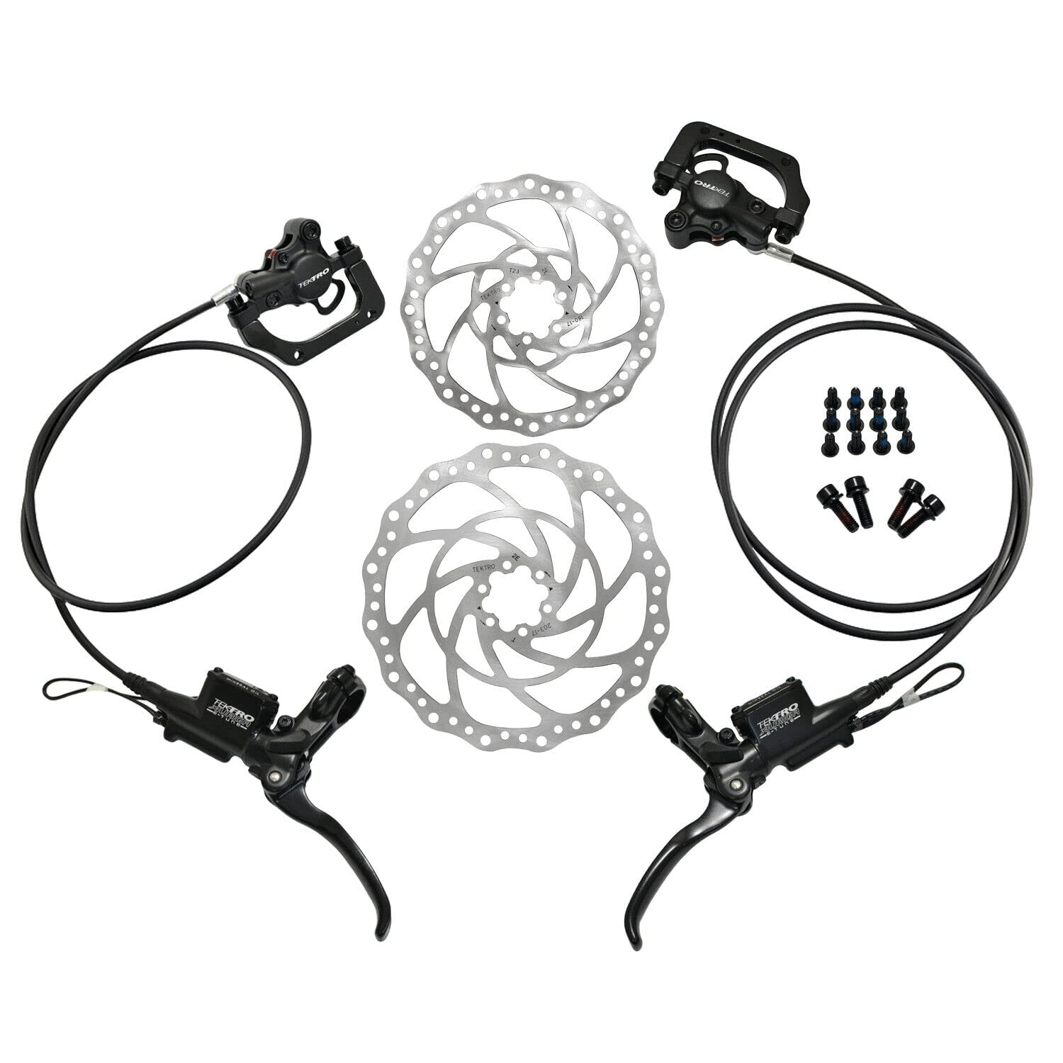 

TEKTRO Disc Brake Dual Piston Caliper MH2712 HD-E530 E-Bike w/Sensor Control,