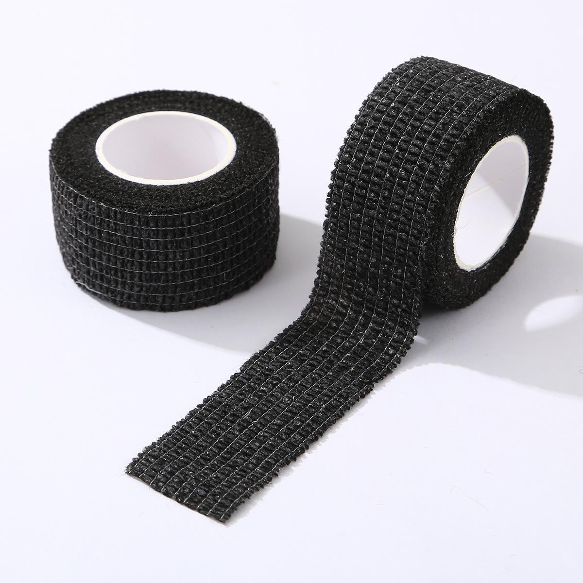 

1pc Self Adhesive Elastic Bandage Non-slip Waterproof Fingers Bandage Tattoo Cover Breathable Outdoor Sport Protective Tape чорний