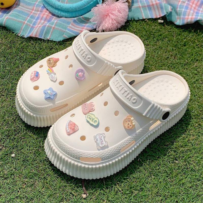 Women's Height-Boosting DIY Closed-Toe Platform Sandals