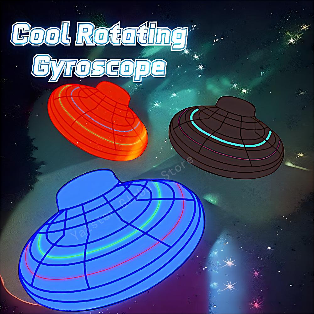 Flying Ball Boomerang UFO Flyorb Magic With LED Lights Drone Hover Ball Fly Nova Orb Flying Spinner Fidget Toys Children Gifts