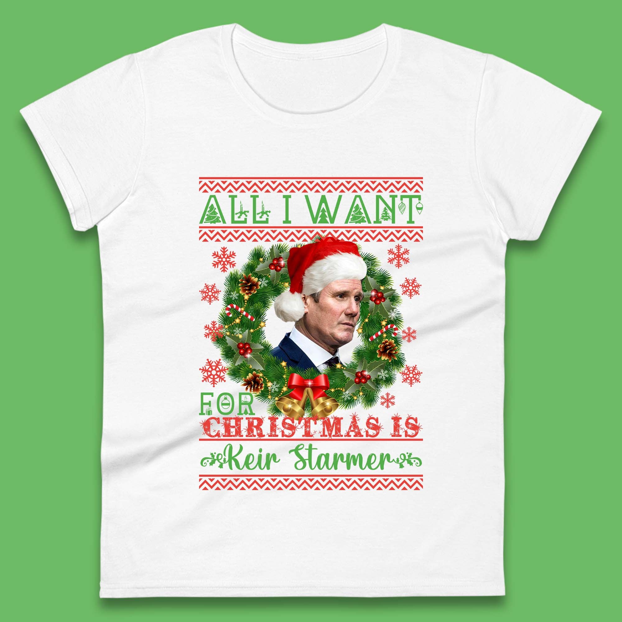 All I Want for Christmas Is Keir Womens T-Shirt Mens Tops Tees Unisex 2XL