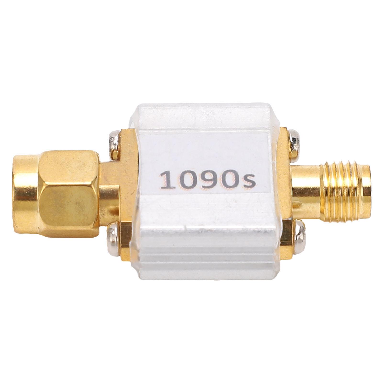 Sonoff 2 1090Mhz Bandpass Filter 50Ohms Impedance Aluminum Alloy Saw Bandpass Filter Replacement