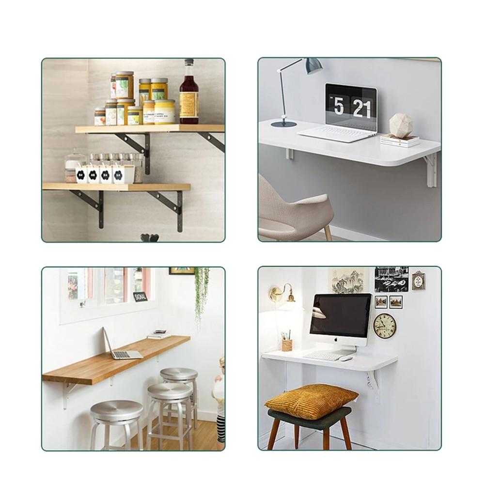 2 Stück 6/8/10/12 Zoll Metallregalwinkel L-Form für Dekor Zuhause Ausstellen Verdickte Eckstrebe Regal Rechter Winkel Winkel