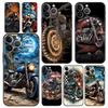 Colors Vintage Motorcycle Painted Phone Case Cover for iPhone 17 16 15 14 13 12 Pro Max 11 Pro Max 17 AIR Plus Soft TPU Shell