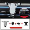 20-22 ORA White Cat Wireless Car Phone Holder with Charging & Navigation
