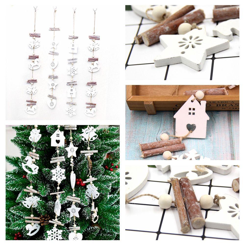 

DIY Традиционное сердце с колокольчиком Деревянный подвесной орнамент Рождественская елка Декор Рождественские украшения