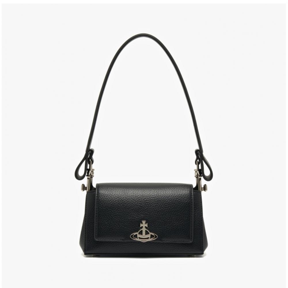 Vivienne Westwood 46030001w S000d N403 Vegan Biogreen Grain Hazel Small Chain Crossbody Bag