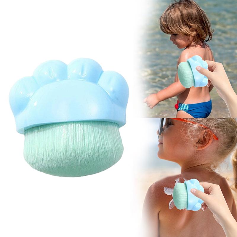 Cat'S Paw Appearance Sunscreen Applicator For Kids Sunscreen Brush Set Sunscreen Lotion Applicator Travel Sunscreen Applicator