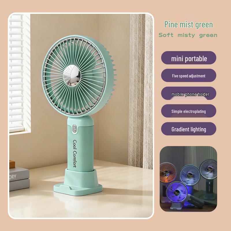 

Summer Cartoon USB Rechargeable Handheld Fan with Logo - Compact Electric Gift Fan 11*6*20