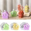 Poppy Q Cartoon House Candle & Aroma Stone Silicone Mold for DIY Decorations