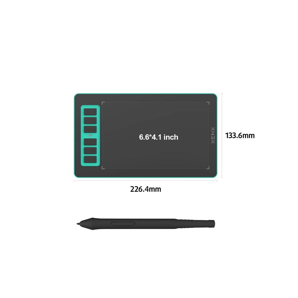 XENX P1 Graphics Drawing Tablet for MacOS and 6x4 with 6 Shortcut 8192 Pressure and a Free Pen for Digital Online and OSU Games (P1-640) Android,