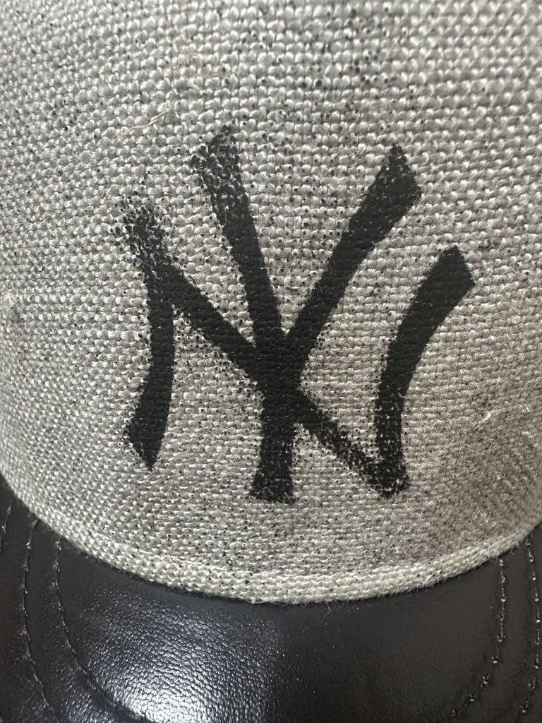 [USED] Rare and precious New Era hemp leather oversized hat
