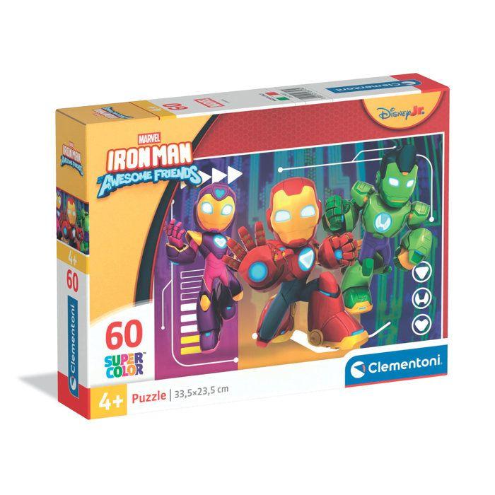 CLEMENTONI - 60 pieces - Marvel Iron Man
