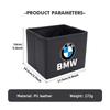 2025 Hot Car Trash Can Portable Foldable Storage Leather Garbage Bucket For BMW E46 E90 E60 F10 E39 F30 E36 E87 E90 E30 E53 F31