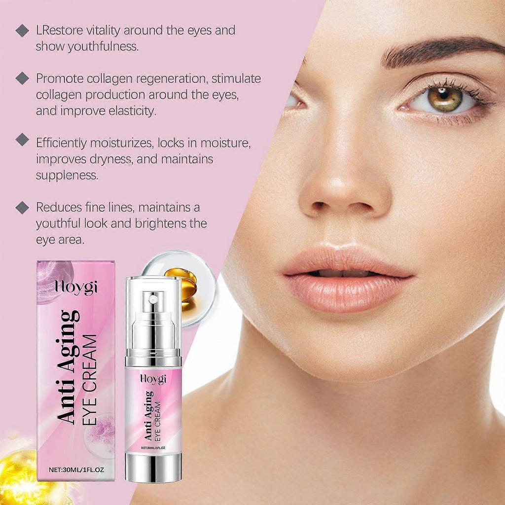 Limited time!!Hoygi Eye Cream Gentle And Delicate Moisturizing Soft And Brightening Skin Tightening Massage Eye Care Eye Cream