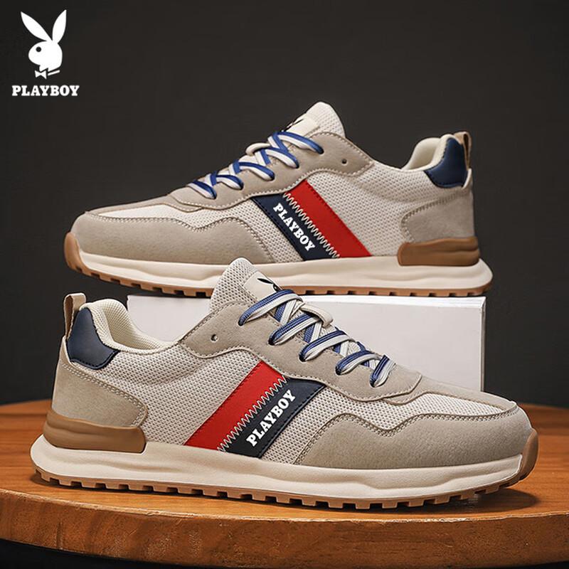 Playboy Men s Breathable Mesh Casual Board Shoes 40