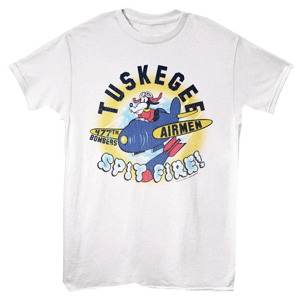 Tuskegee Airmen 477th Bombers Spit Fire Men s T Shirt Unisex T-Shirt S