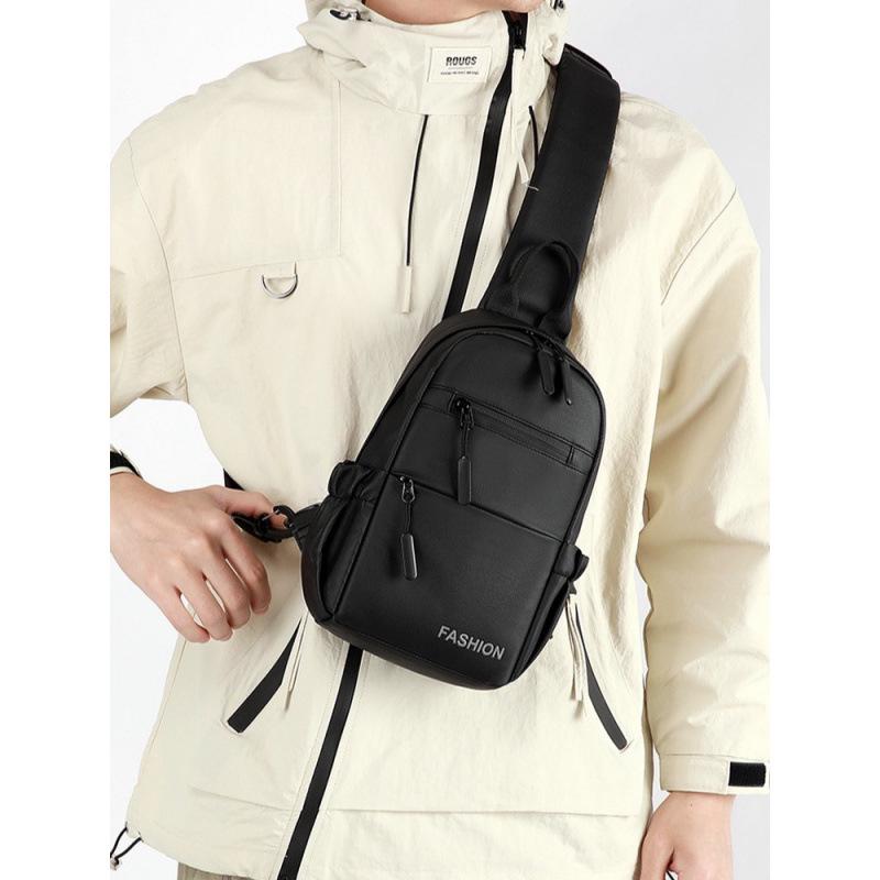 Men's Multi-Compartment Crossbody Bag: Outdoor Sports & Business Commute Handbag