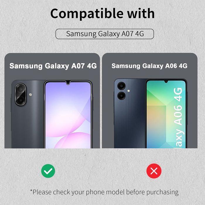 Film de Protection - BOOLING - Compatible Samsung Galaxy A07 - 2 Verres Trempés Caméra Arrière
