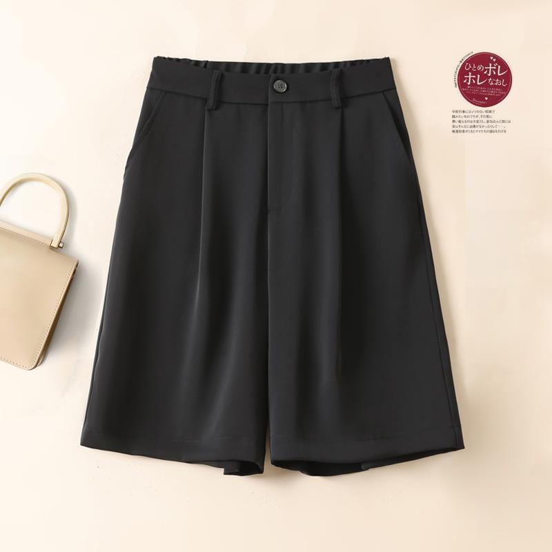 

Ice Silk Women s High-Waist Summer Pants - Thin, Narrow Fit, Loose, Straight-Leg Harem Cropped S (recommended below 95 jin)