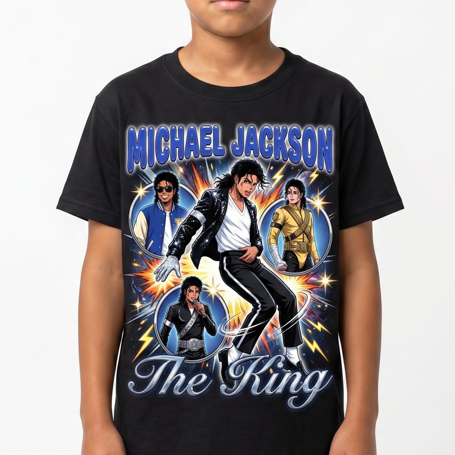 Michael Jackson The King Youth Tee M