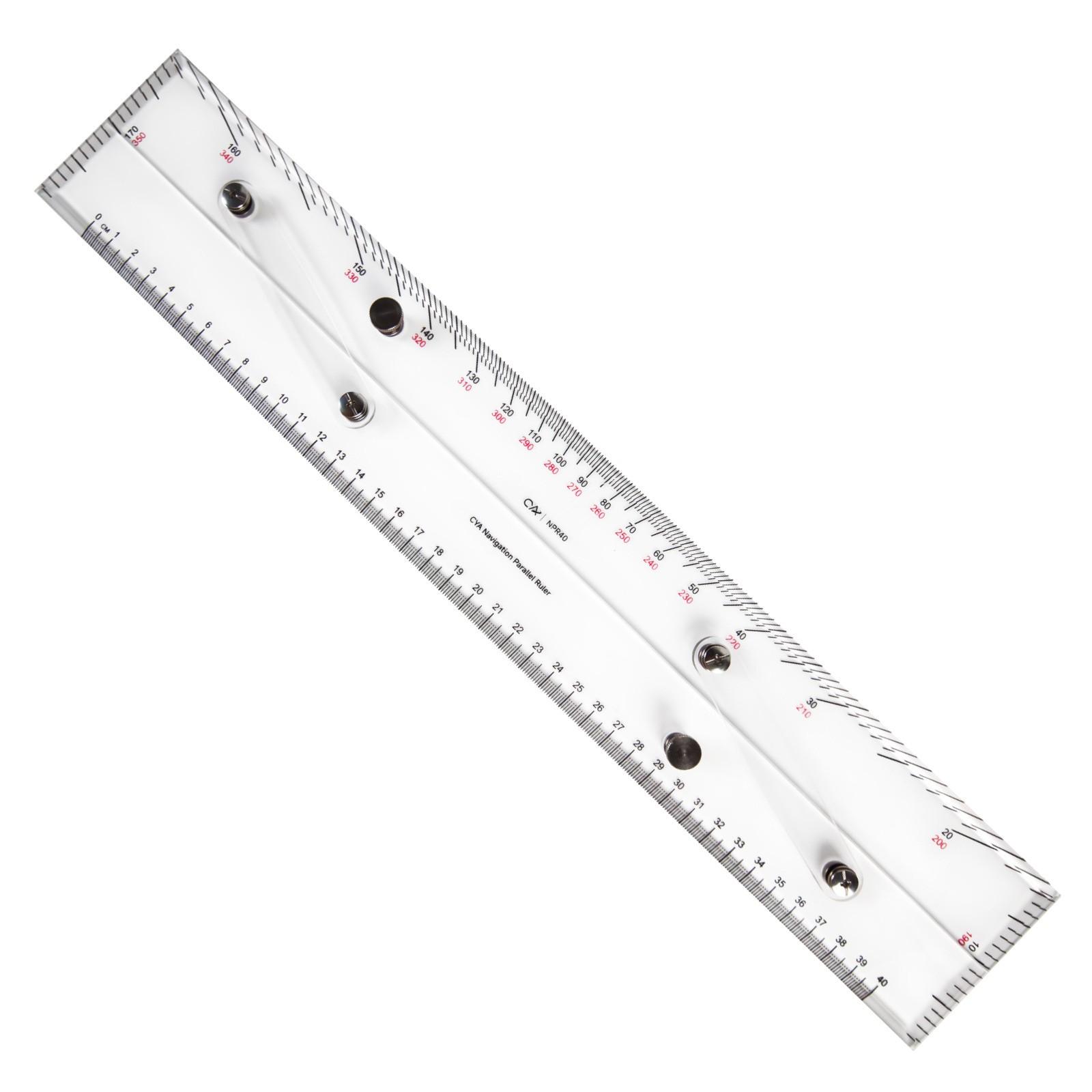 Multifunction Parallel Ruler Marine Navigation Parallel Ruler for Navigational Plotting Chart with Clear Scale 1