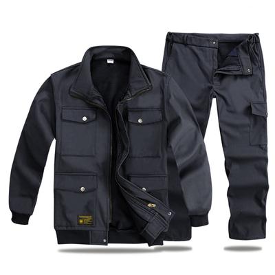 Conjunto de dos piezas para hombre: chaqueta deportiva con capucha y pantalones largos cálidos, talla grande, para hombre