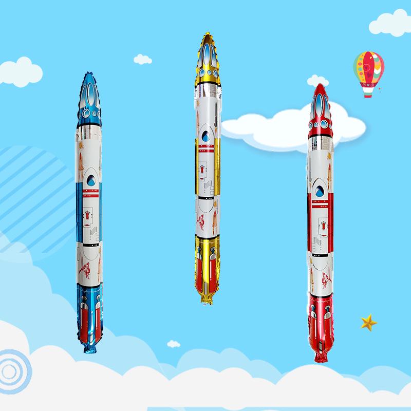 Rocket Aluminum Film Balloon for Birthday Party Decoration and Giveaway