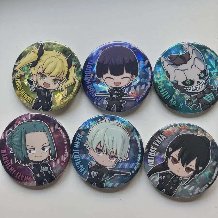 

Monster No. 8 Can Badge Set Of 6 Kikoru Mina Reno Kafka Monster No. 8 Haruichi