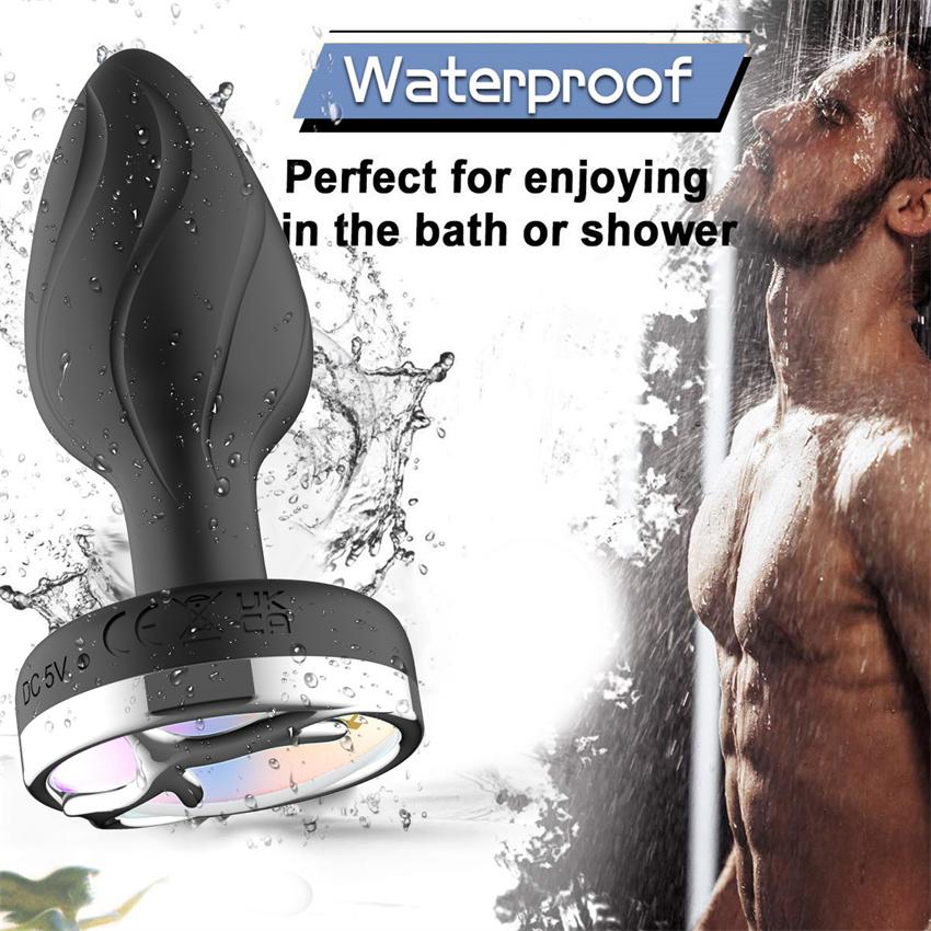 Led Anal Vibrator For Women Men Wireless Remote Sex Toys Male Prostate Massage Vagina Vibrator Anus Butt Plug Adults Goods 18+