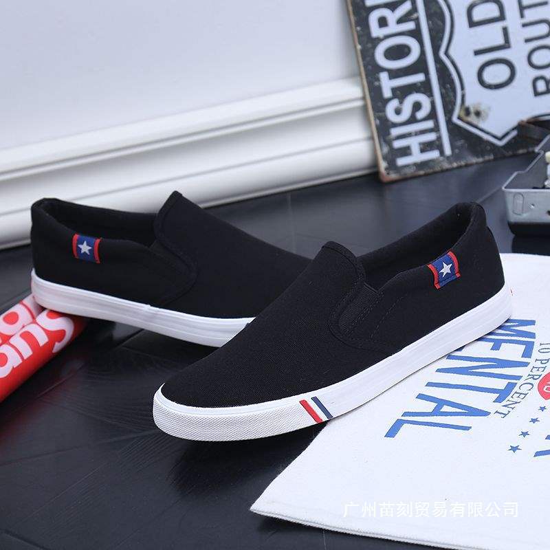 Lazy Shoes Flat Shoes Canvas Shoes Board Shoes One Pedal Single Shoes Spring Tide